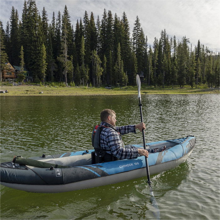 2022 Aquaglide Chinook 90 1 Man Kayak Blue - Kayak Only